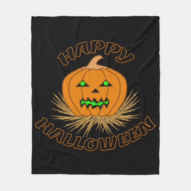 HALLOWEEN  FLEECE BLANKET (Front)