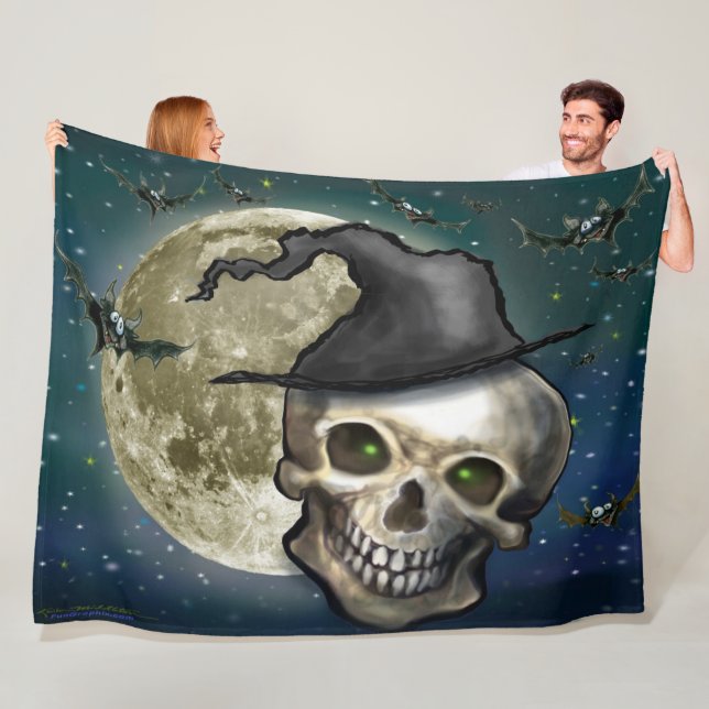 Halloween Fleece Blanket (In Situ)