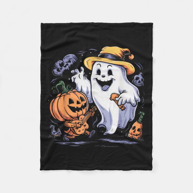 Halloween Fleece Blanket (Front)