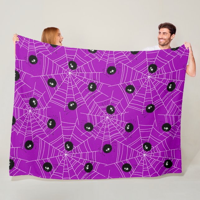 Halloween Fleece Throw Blanket (In Situ)