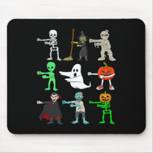Halloween Floss Like A Boss Monsters Boys Girls Ki Mouse Mat