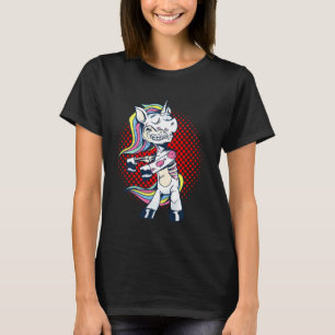 Halloween Flossing Zombie Unicorn Funny Cool Easy T-Shirt