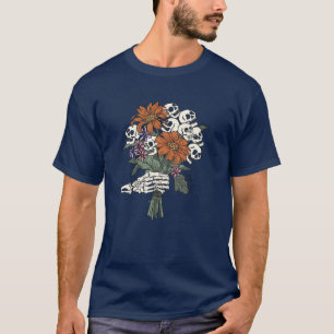 Halloween Flower Fanny Halloween Gift Halloween fu T-Shirt