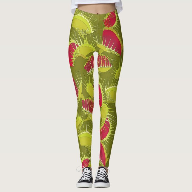 halloween fly trap leggings (Front)
