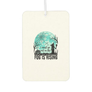 Halloween Fog Is Rising Witch Pumpkin Vintage Shir Car Air Freshener