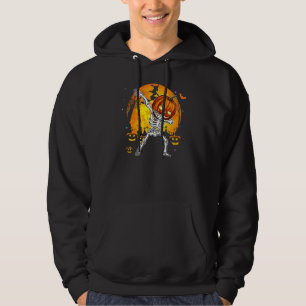 Halloween For Boys Kids Girl Dabbing Skeleton Cos Hoodie
