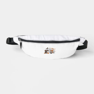 halloween for Cat Cute Kitten Skeleton Ghost Funny Bum Bags