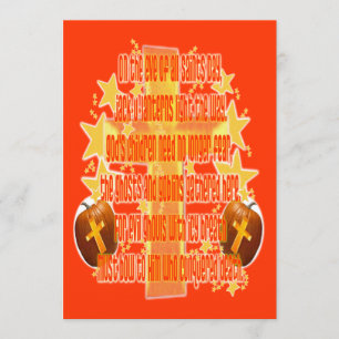Halloween for Christians (Poem) Card