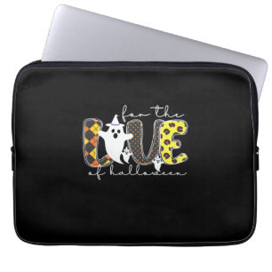 Halloween For The Love Of Halloween Birthday Laptop Sleeve