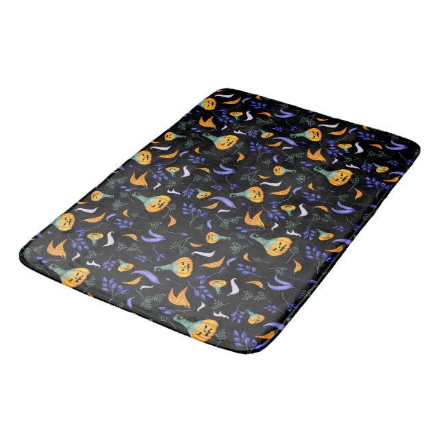 Halloween Forest Bath Mat (Angled)