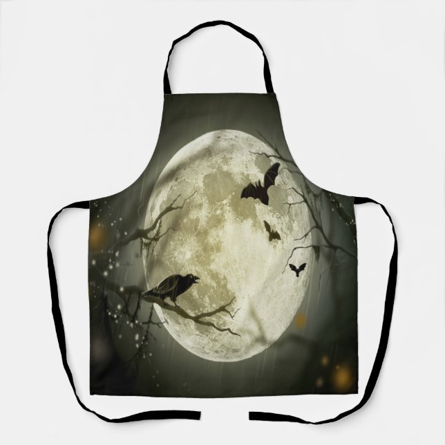 Halloween Forest, Bats, Landscape Apron (Front)