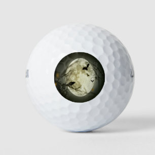 Halloween Forest, Bats, Landscape Golf Balls