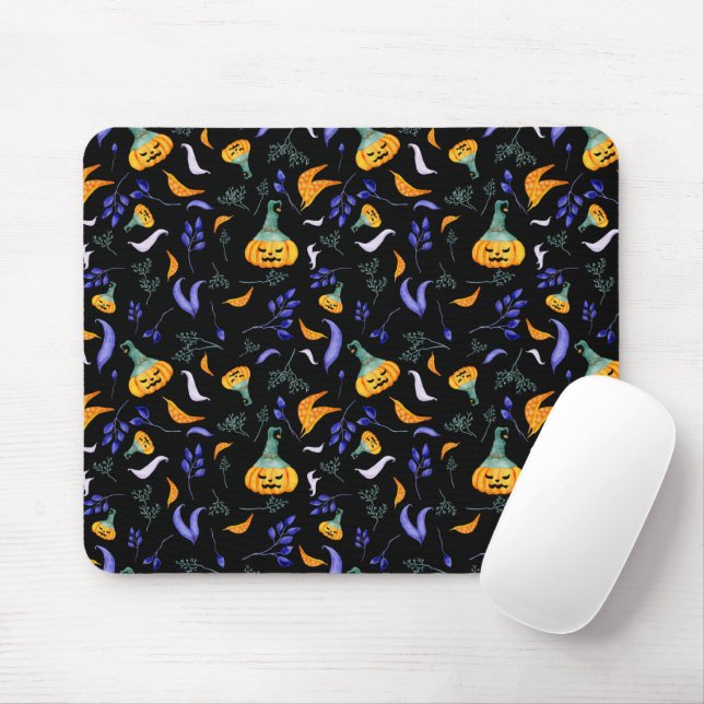 Halloween Forest Mouse Pad (With Mouse)