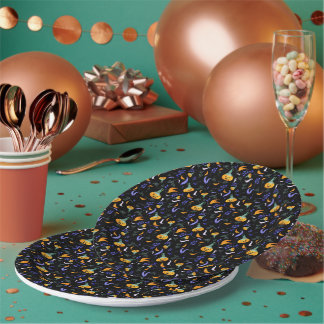 Halloween Forest Paper Plates