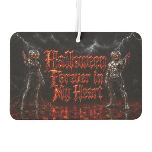 Halloween Forever In My Heart Gothic Pumpkin Jack Car Air Freshener