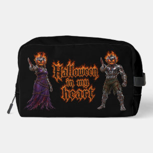 Halloween Forever In My Heart Gothic Pumpkin Jack  Dopp Kit