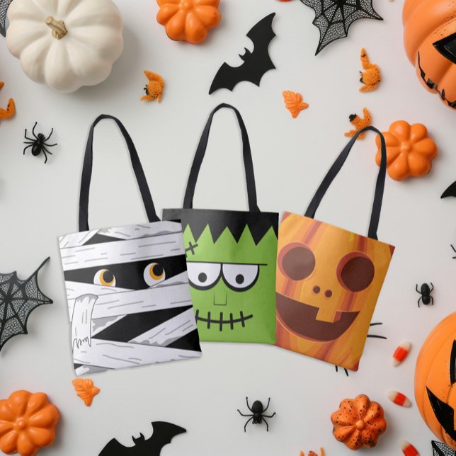 Halloween Frankenstein Candy Tote Bag (Creator Uploaded)