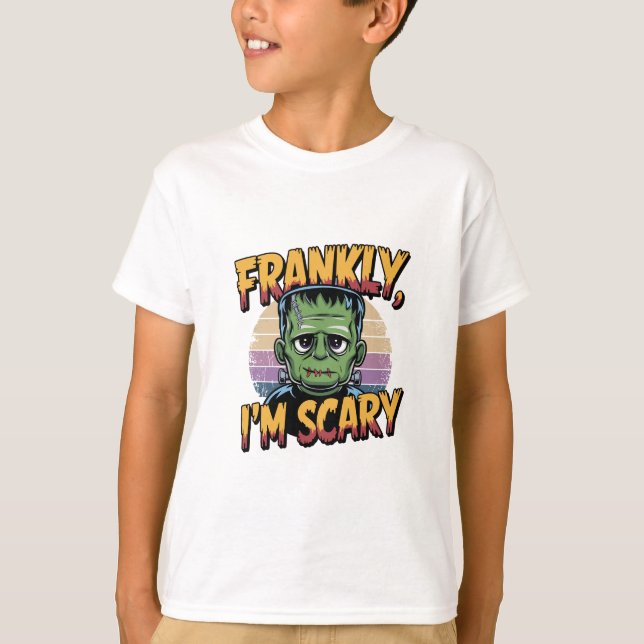 Halloween Frankenstein’s monster T Shirt (Front)