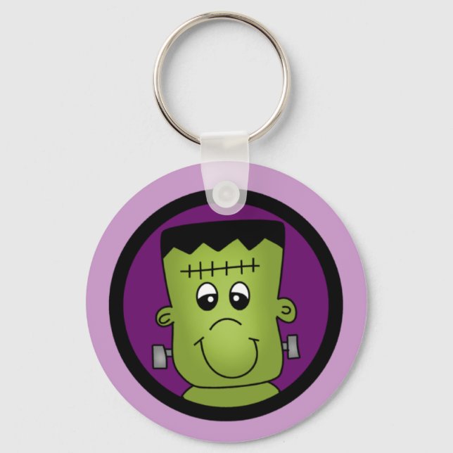 Halloween Frankie Tshirts and Gifts Key Ring (Front)