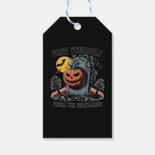 Halloween Free Yourself From The Standards.jpg Gift Tags