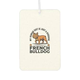 Halloween French Bulldog Pumpkin Costume Shirt_1 Car Air Freshener