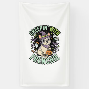 Halloween French Bulldog Spooky Companion Banner