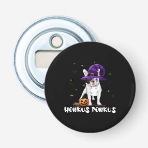 Halloween French Bulldog Witch Honkus Ponkus Bottle Opener