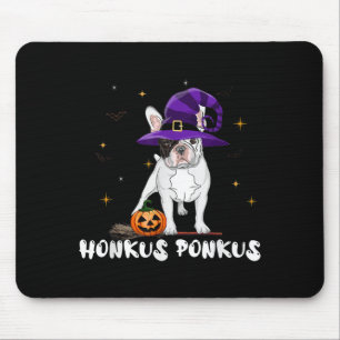 Halloween French Bulldog Witch Honkus Ponkus Mouse Mat