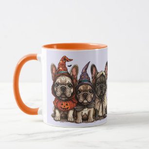 Halloween French Bulldogs Mug