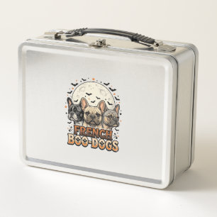 Halloween Frenchie Boo Dogs Funny Vintage_1 Metal Lunch Box