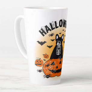 Halloween Frenchie Latte Mug