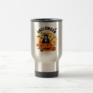 Halloween Frenchie Travel Mug