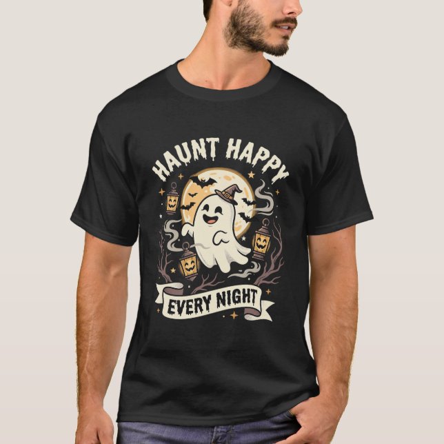 Halloween Friendly Phantom Parade T-Shirt (Front)
