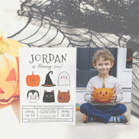 Halloween Friends Cute Modern Boy Birthday Photo