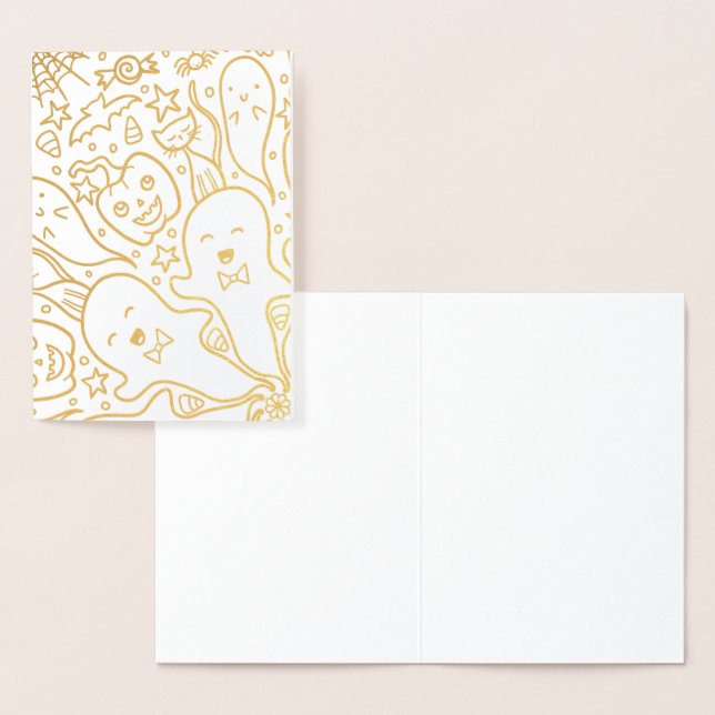 Halloween Friends Foil Card (Display)