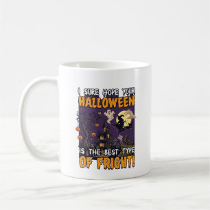 Halloween Fright Haunted House Witch Ghost_1 Coffee Mug
