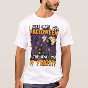Halloween Fright Haunted House Witch Ghost_1 T-Shirt