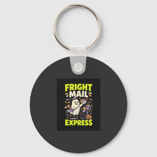 Halloween Fright Mail Express Key Ring