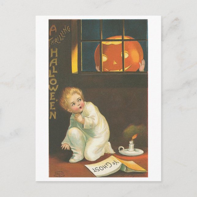 Halloween Fright Postcard (Front)