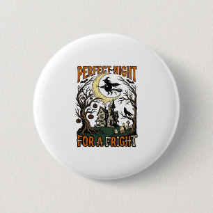Halloween Fright Witch Vintage Haunted Night Tee_1 6 Cm Round Badge