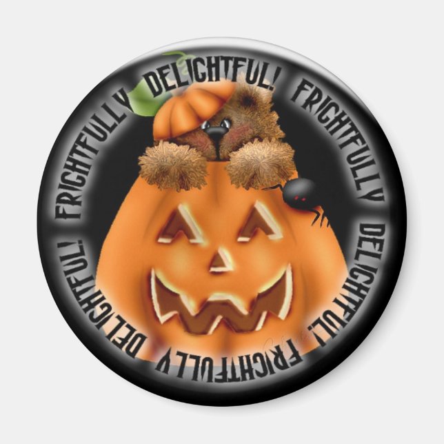 Halloween frightful magnet (Front)
