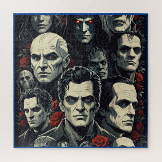 HALLOWEEN FRIGHTFUL MOVIES MASHUP JIGSAW PUZZLE