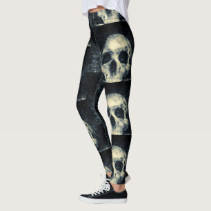 Halloween Frightful Skull Leggings