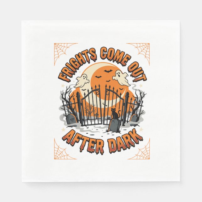 Halloween Frights After Dark Napkin (Front)