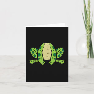 Halloween Frog Costume Funny Cottagecore Animal Me Card