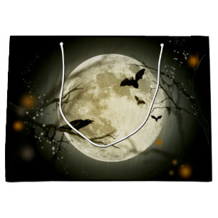 Halloween Full Moon Large Gift Bag
