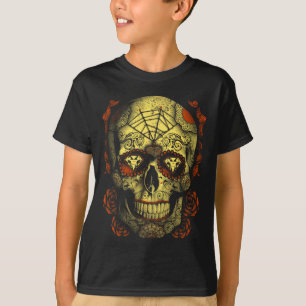 Halloween Full Moon Mojo Sugar Skull T-Shirt