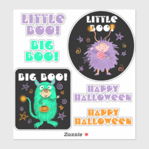 Halloween fun cute boo character