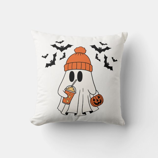 Halloween Fun Ghost Cushion (Front)