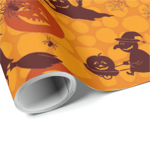 Halloween Fun Matte Wrapping Paper, 30" x 15' Paper